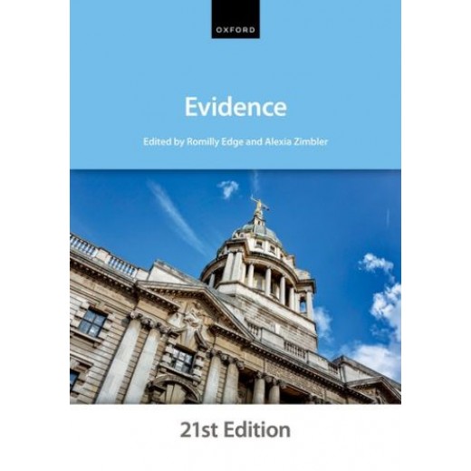 Bar Manual: Evidence 21st ed